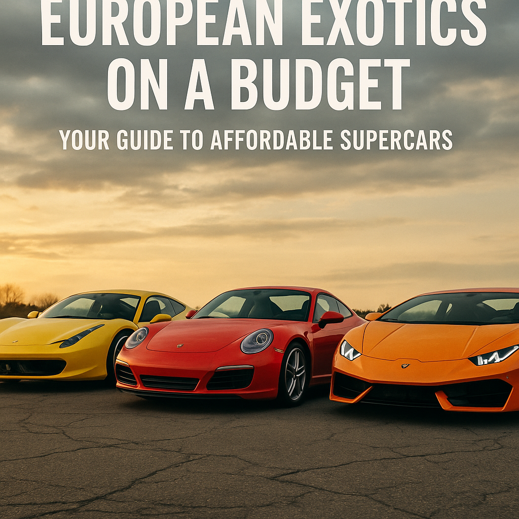 Cover Image for European Exotics on a Budget: Your Guide to Affordable Supercars